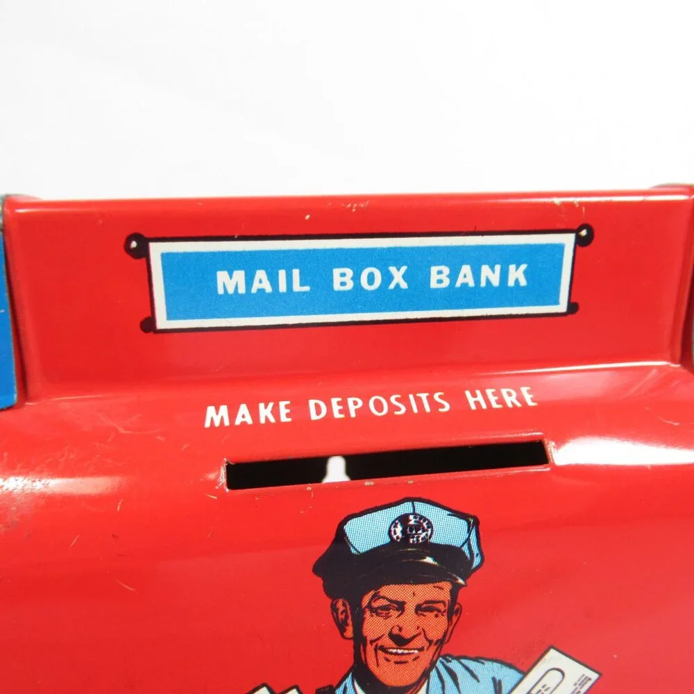 Vintage Mail Box Bank
